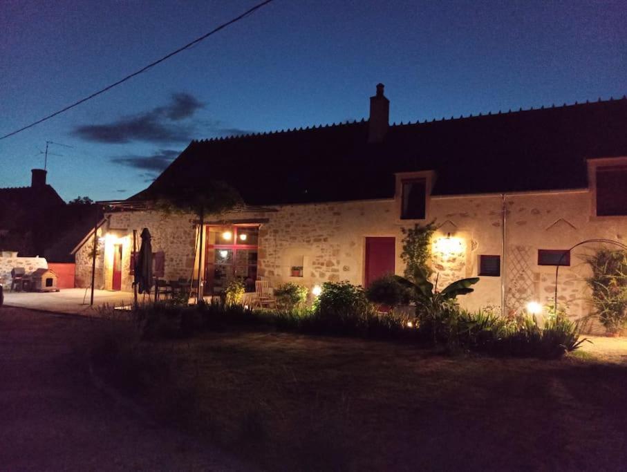 Longere Berrichonne, Calme Absolu, 13 Personnes Βίλα Saint-Pierre-les-Etieux Εξωτερικό φωτογραφία